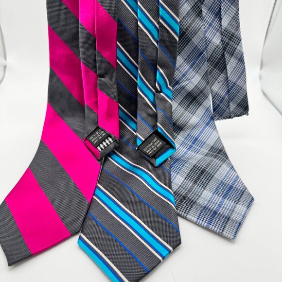 Ben Sherman 3 Modern Silk Tie Bundle – Regimental, Awing & Glen Check - Picture 4 of 7